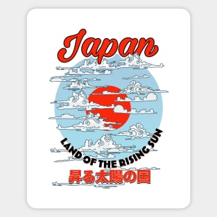 Japan Land of the rising sun Sticker